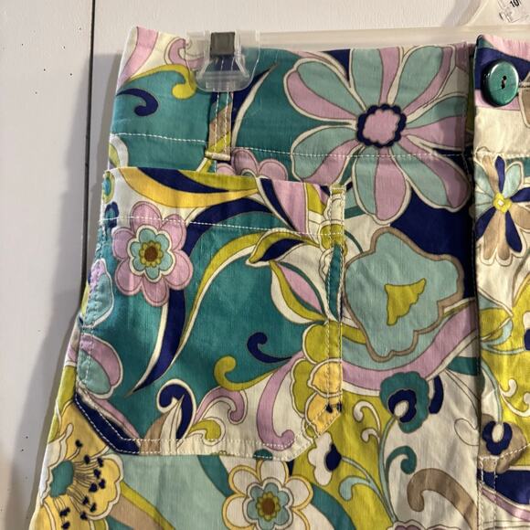 Anthropologie Maeve The Colette Cropped Wide Legged Pant Linen Blend Size 26 - Picture 3 of 9